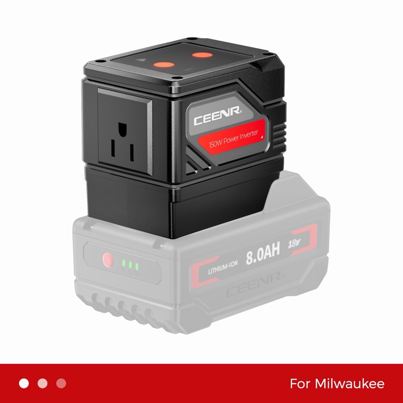 CEENR 150W Inverter For Milwaukee M18